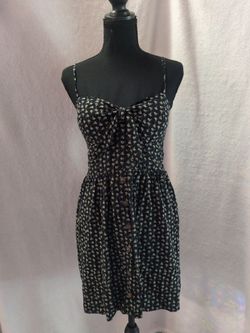 Black Floral Mini Sundress