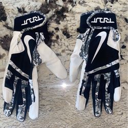Nike Batting Gloves White/Black