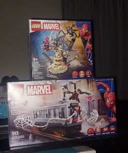 LEGO SPIDER-MAN HAUL - 76321 Spider-Man vs. Doc Ock Subway Train Scene and 76334 Epic Battle: Spider-Man vs Sandman