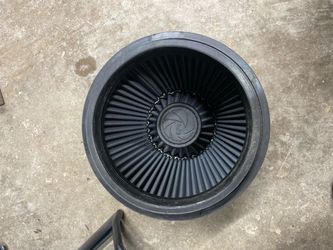 aFe Round Black Dry Air Filter