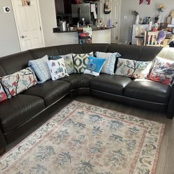 Sofa - Leather L Shaped