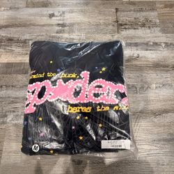 Black And Pink Sp5der Hoodie