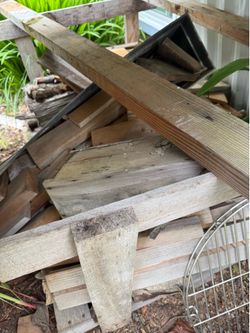 Wood for pick up