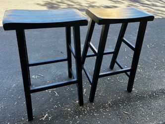 Wooden bar stools