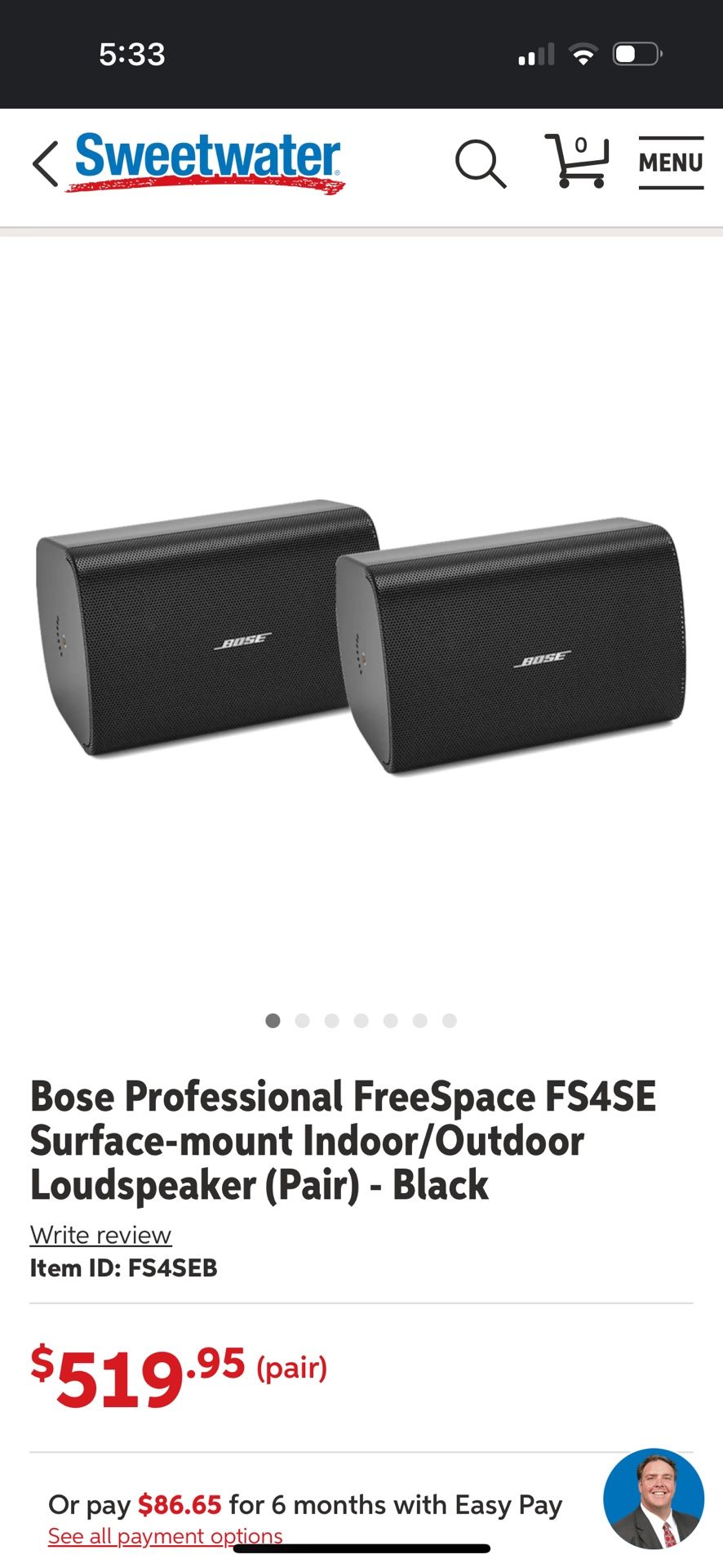 Bosé Outdoor Speakers