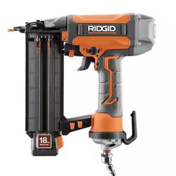 RIDGID Pneumatic 18-Gauge 2-1/8 in. Brad Nailer with CLEAN DRIVE Technology, and Tool Bag