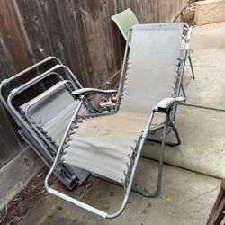 FREE Two Reclining Patio Chairs 