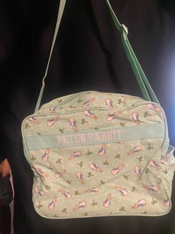 Vintage peter rabbit diaper bag