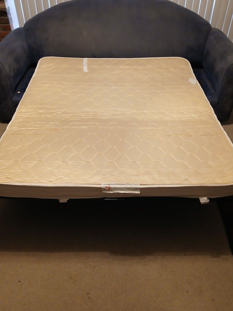 Sofa Sleeper - Blue Fabric