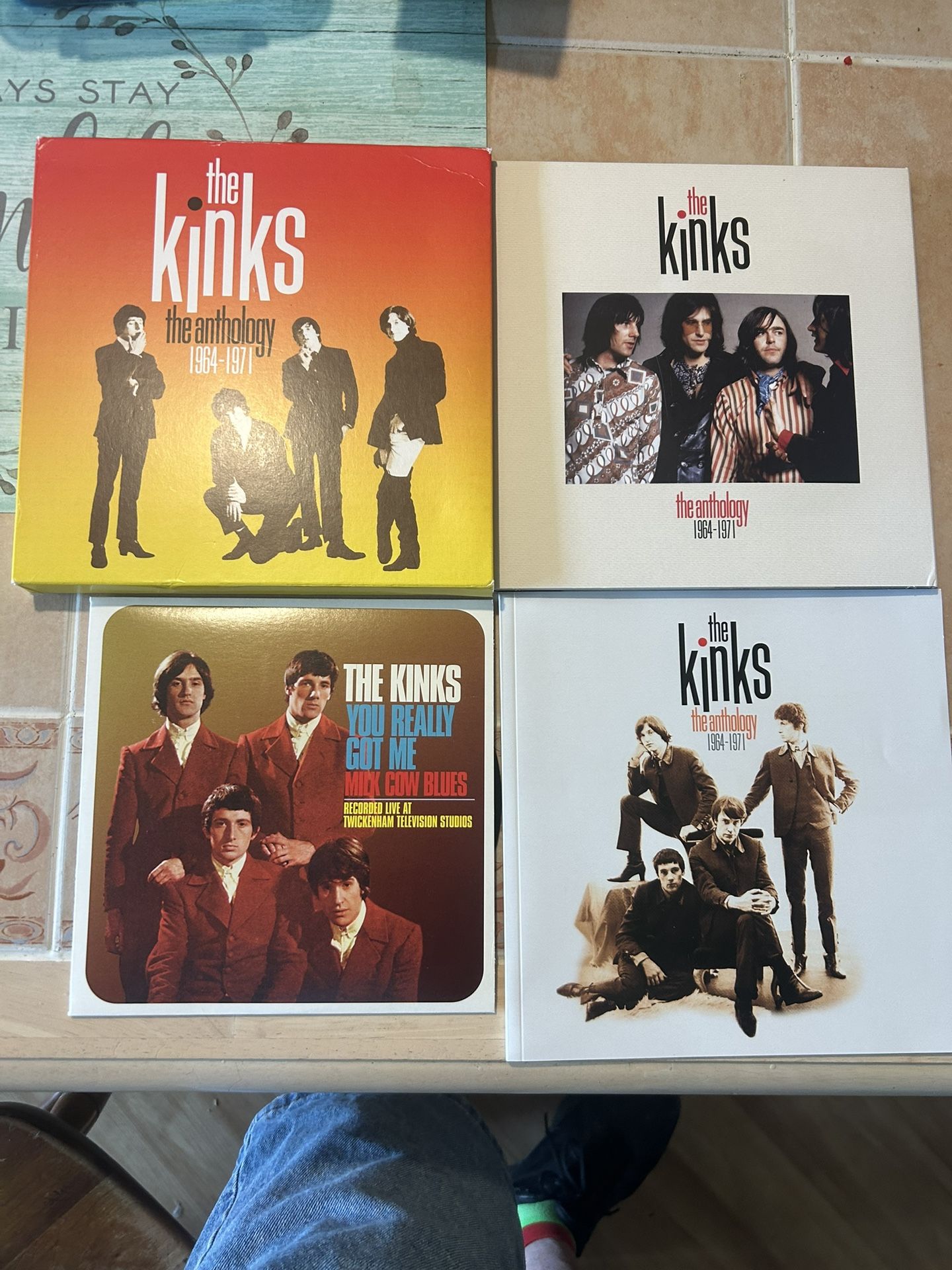 Kinks 5cd Box Set With 7”single Booklet New