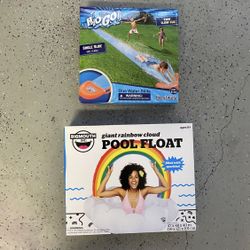new! pool float & slide bundle