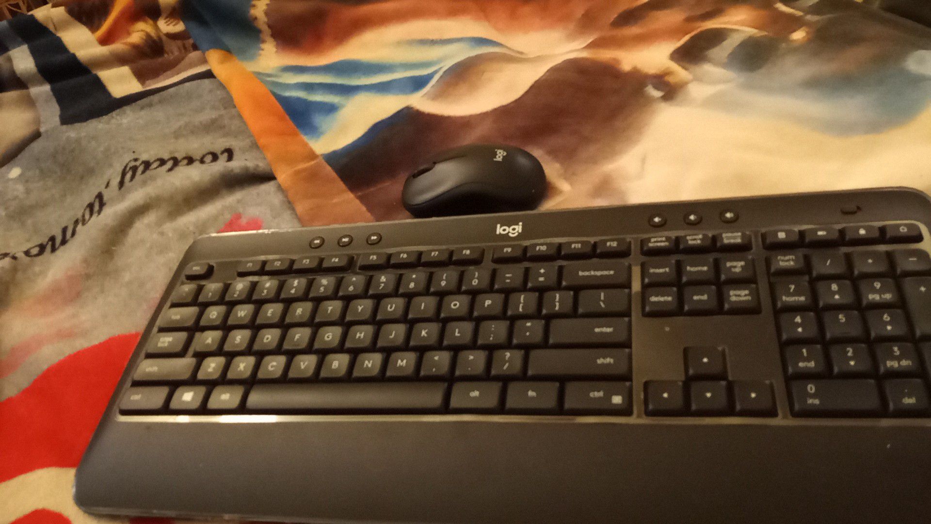 Logic wireless keyboard and mouse