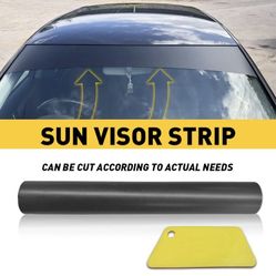 Black Vinyl Windshield Strip Front Or Back Window