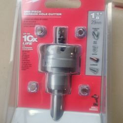 New Milwaukee One Piece Carbide Hole Cutter 1 And 1/8