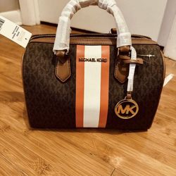 New Michael Kors Duffle Satchel Crossbody