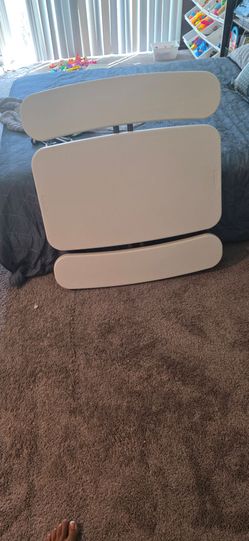 White Folding Portable Table for kids 2 to 8