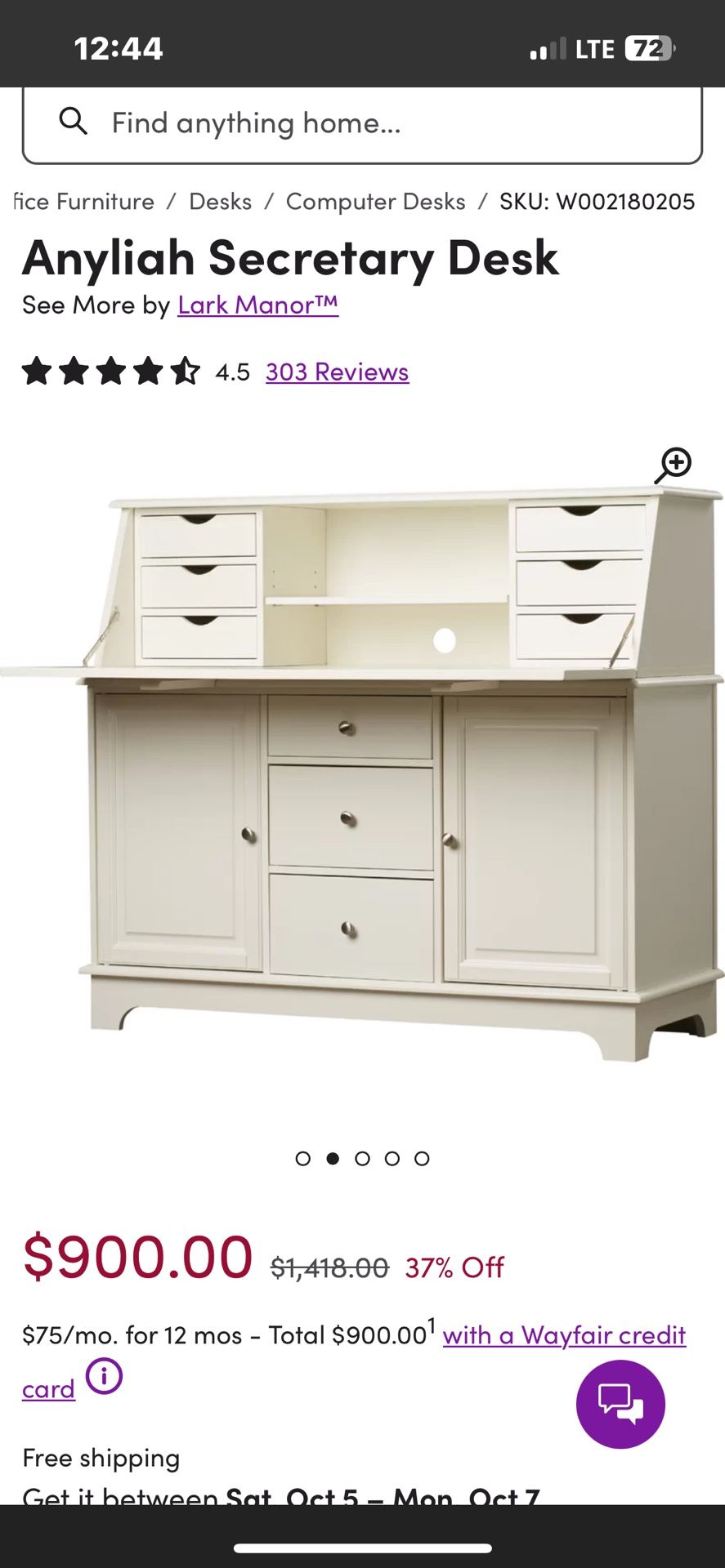 Secretary desk
