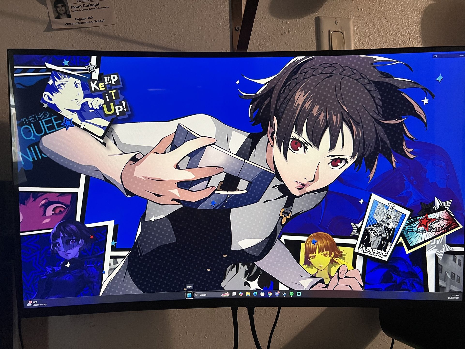 Gaming Pc And Two Monitors