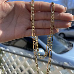 14k Gold Chain Figaro