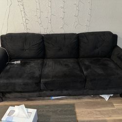 Black couch 