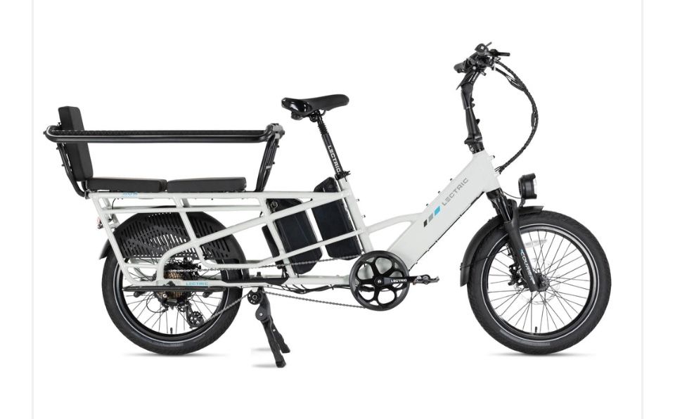 Lectric XPedition 2.0 Raindrop Blue Long-Range Dual-Battery -