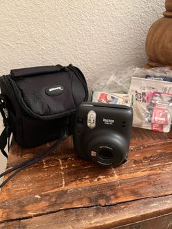 Instant Camera and Bag