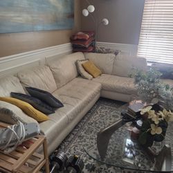 Leather Sectional 