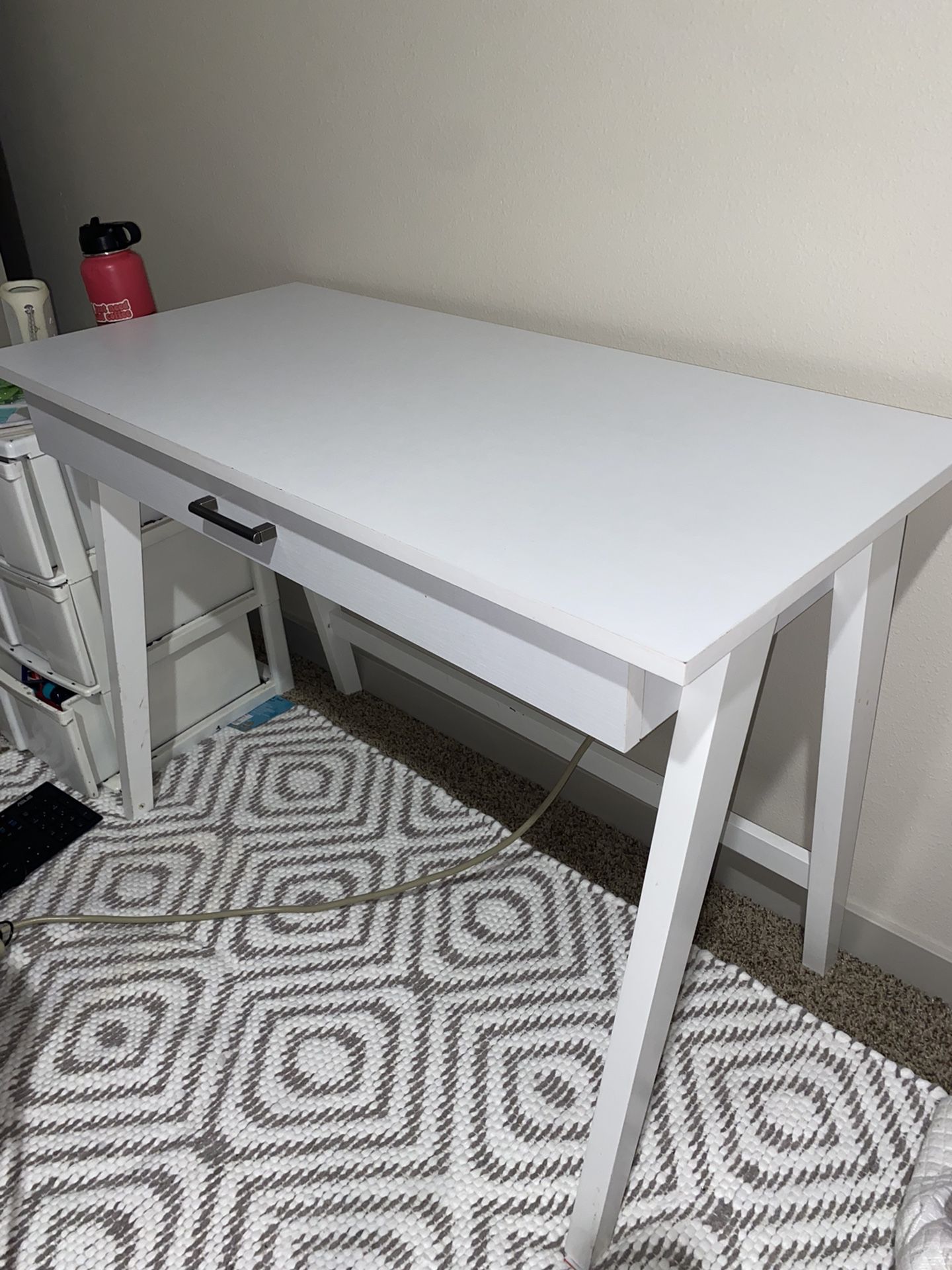 IKEA White Desk Or Makeup Vanity