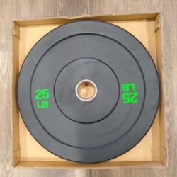 OLYMPIC  BUMPER WEIGHT 
      PLATES.