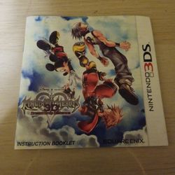 Kingdom Hearts Dream Drop Distance Booklet