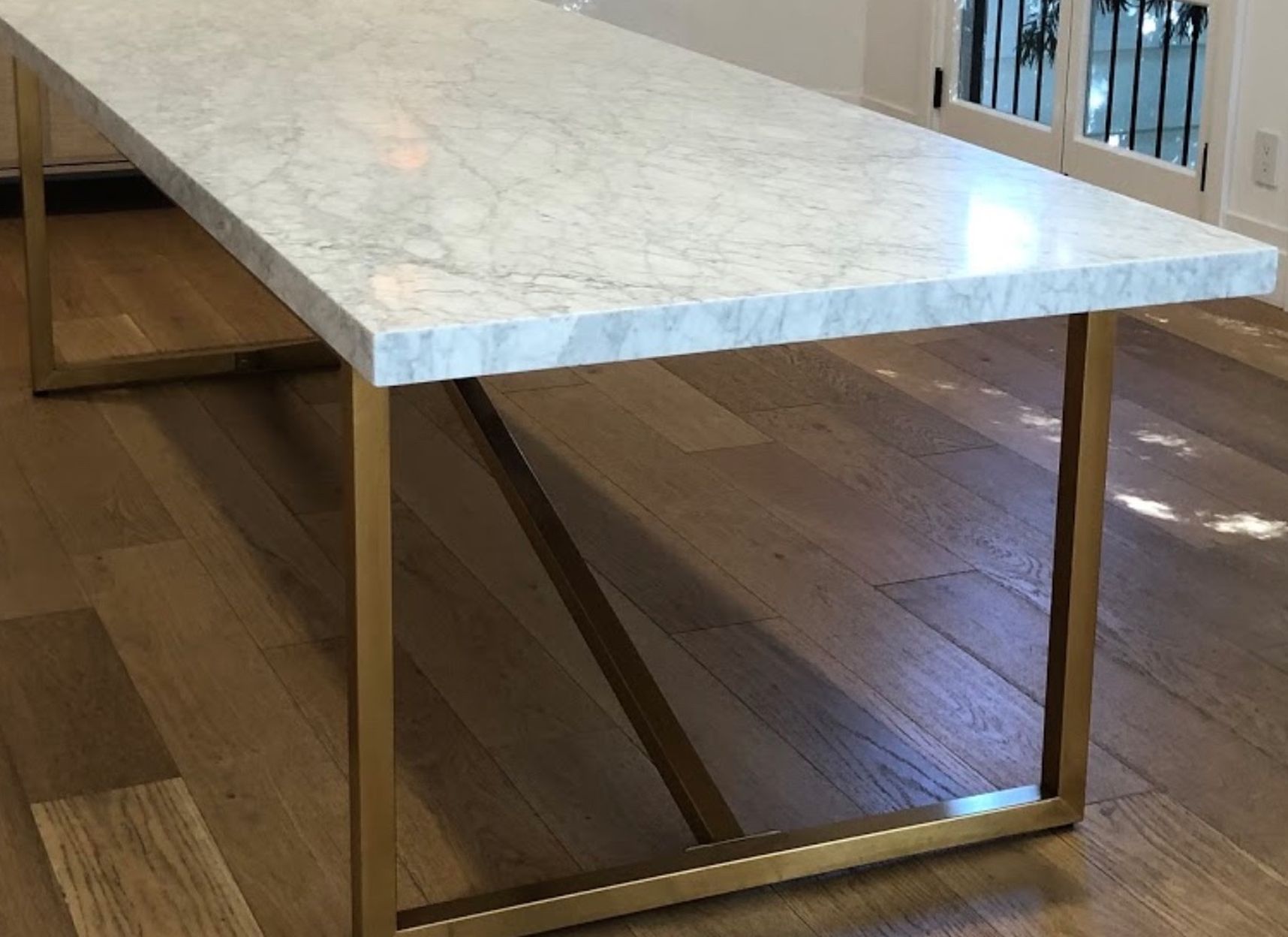 RH Marble Dining Table