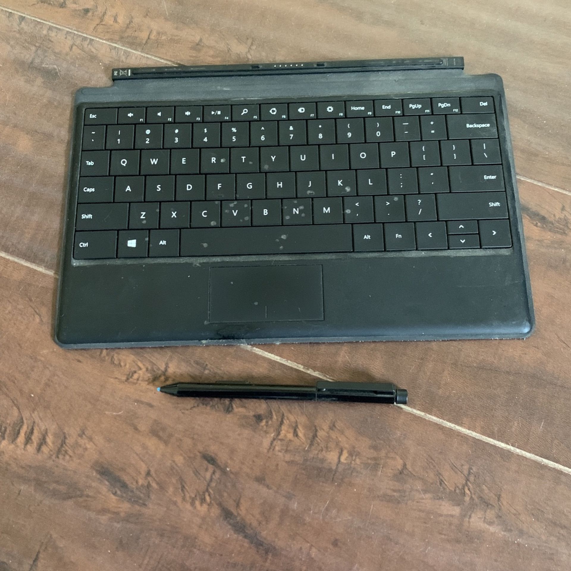 Surface pro 2 keyboard and stylist.