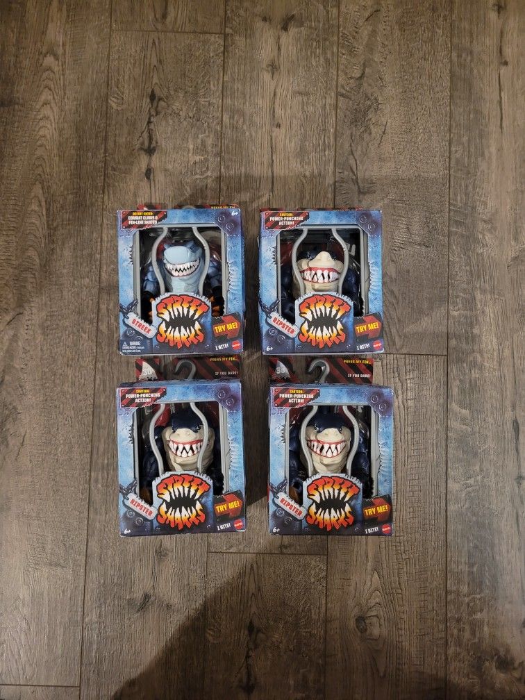 🦈 Mattel Street Sharks 30th Anniversary Figures!! 🦈
