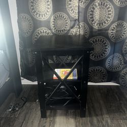 Black Side Table
