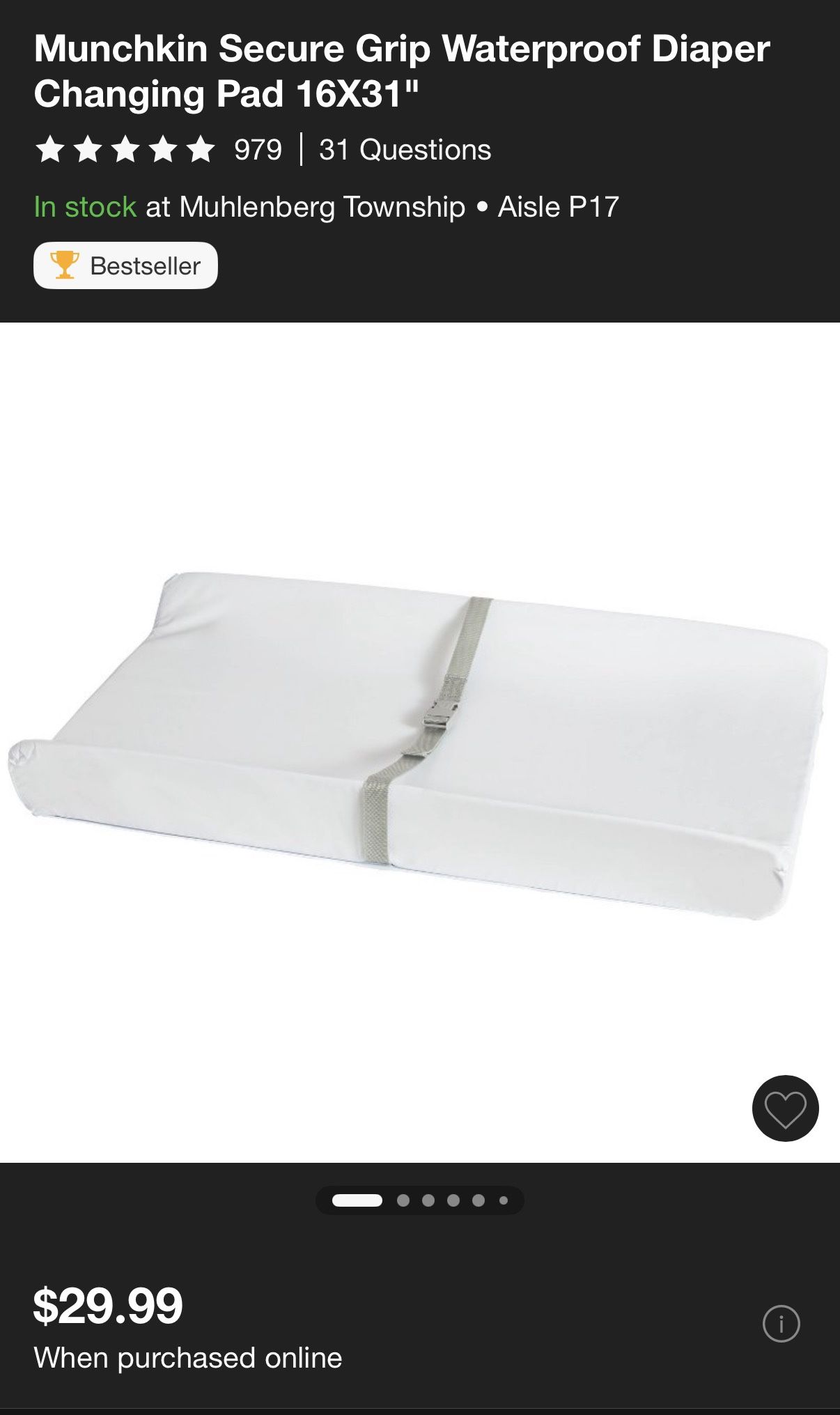 OBO Changing Pad And Cover