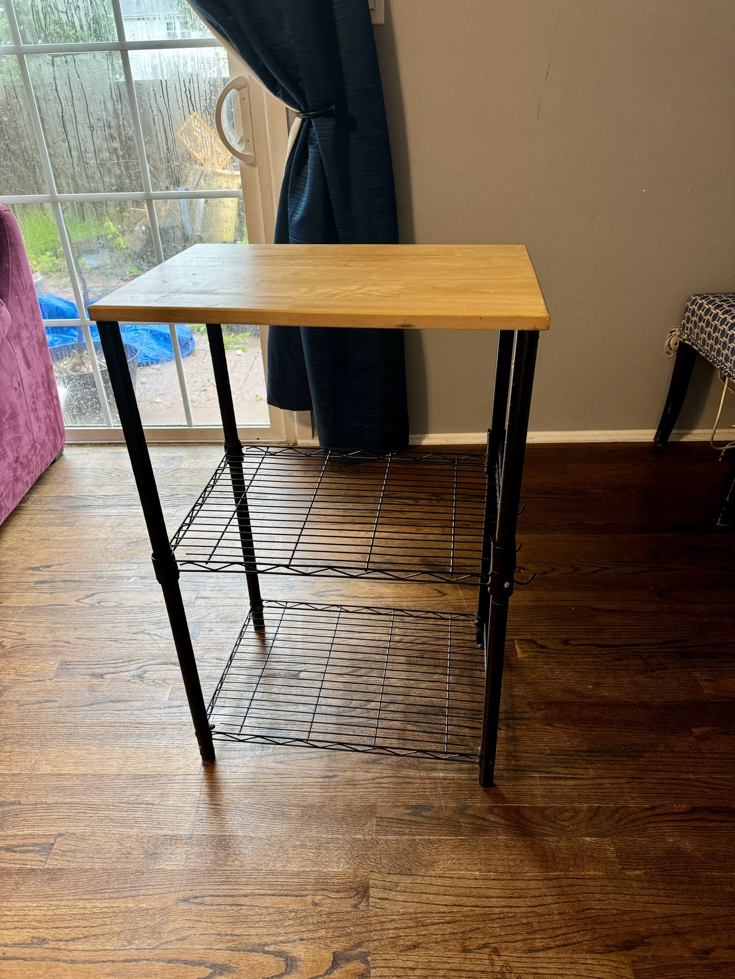 Wood and Metal Shelf