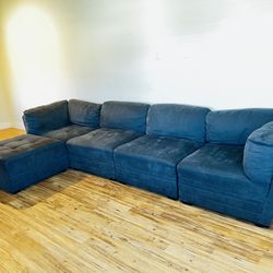 Moving Sale (Sectional, bar stool, TV stand, coffee table)