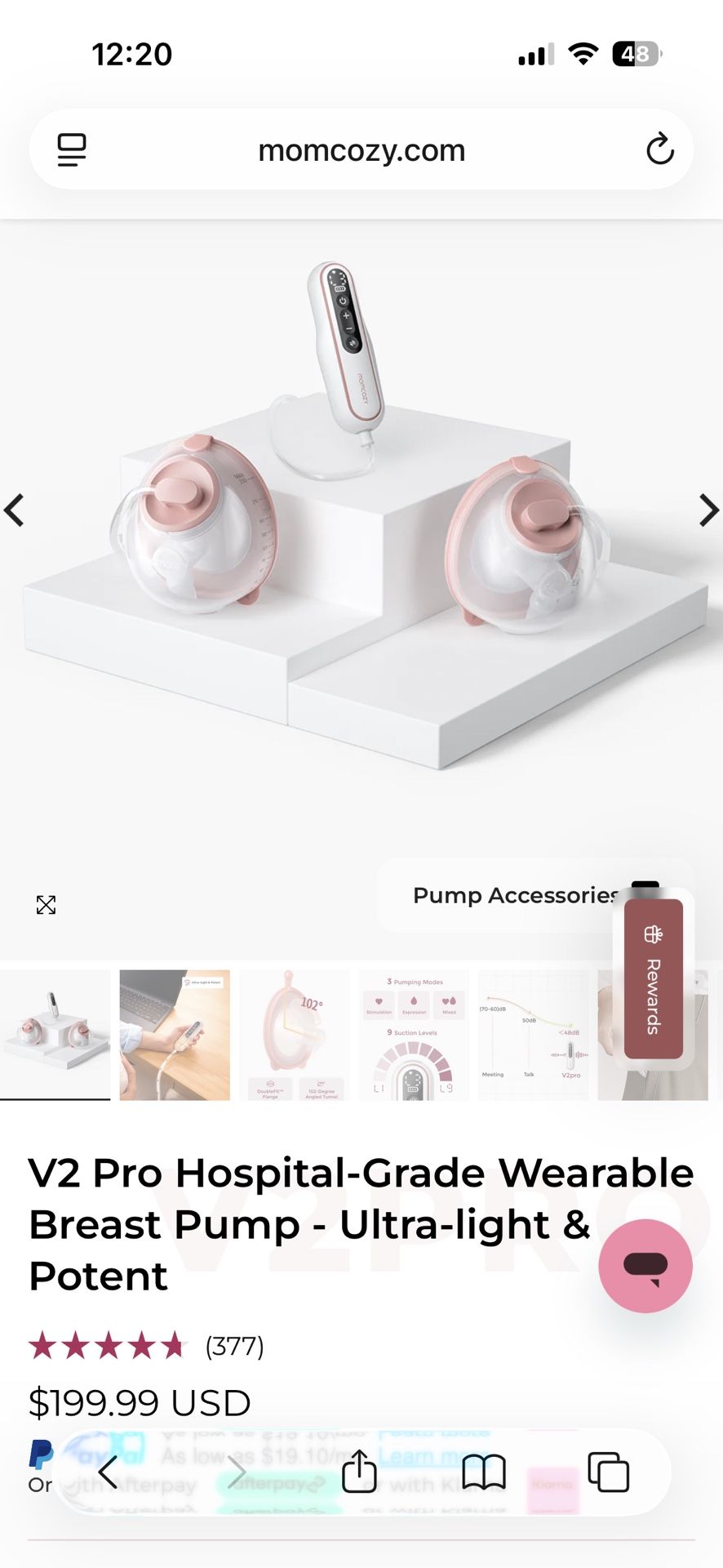 Brand New Breast pump Momcozy V1/V2 Pro Baby