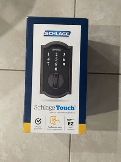 Schlage lock door
