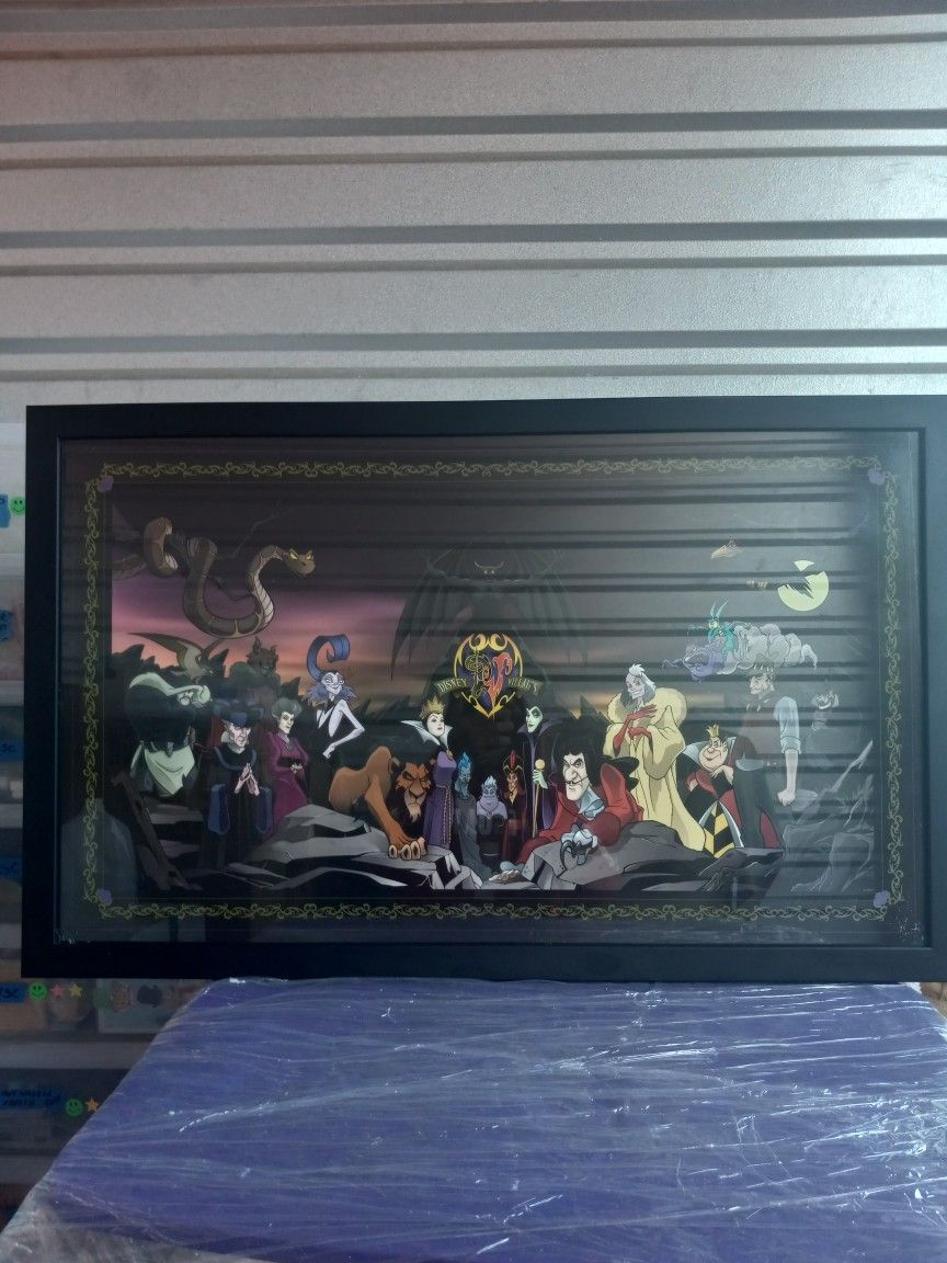 DISNEY (VILLAINS) LITHOGRAPH