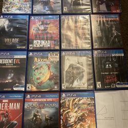 PS4 Games 16 Games Total 
