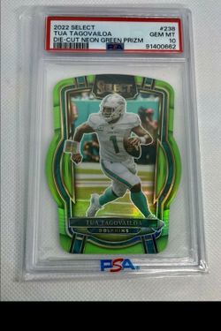 Tua tagvailoa gem mint 10 psa die cut /299