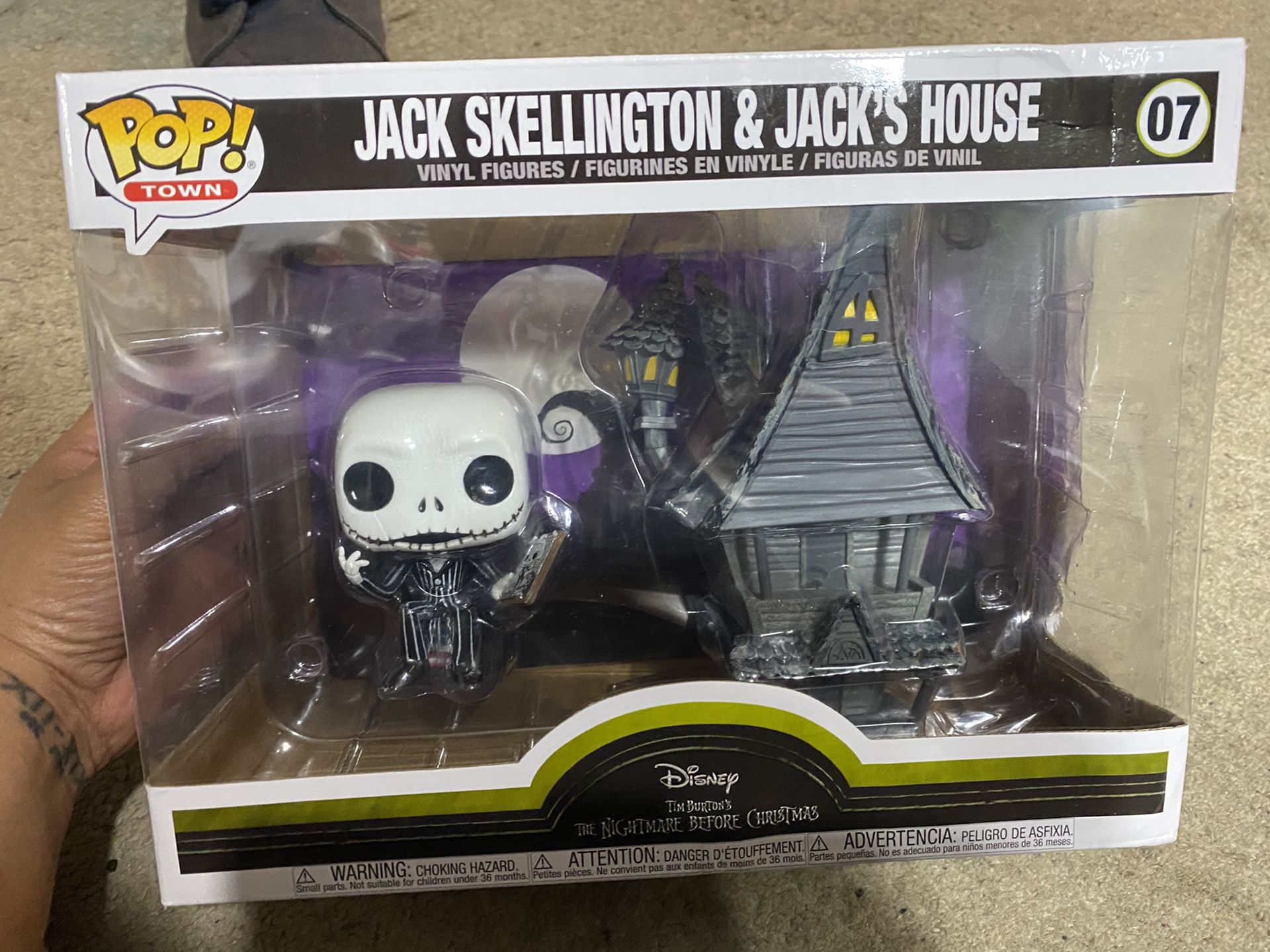 Pop Town: Nightmare Before Christmas - Jack Skellington with Jack's House