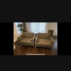 Two large comfy chairs! Huge