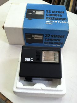 Vintage Working External Camera Auto M Flash 51BC Made by Rollei Singapore