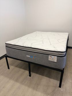 Queen pillowtop cooling mattress