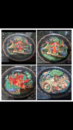 $10 each Russian Decorative Plates