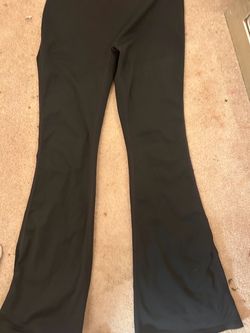 Black flare leggings size medium