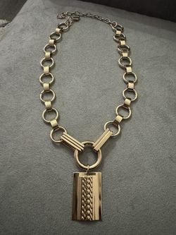 DANNIJO Elisa Gold Statement Necklace 