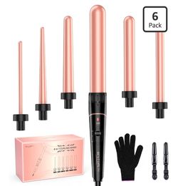 BESTOPE PRO 6 in 1 Curling Wand Set